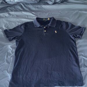 Ralph Lauren Blue Polo Shirt Classic Design